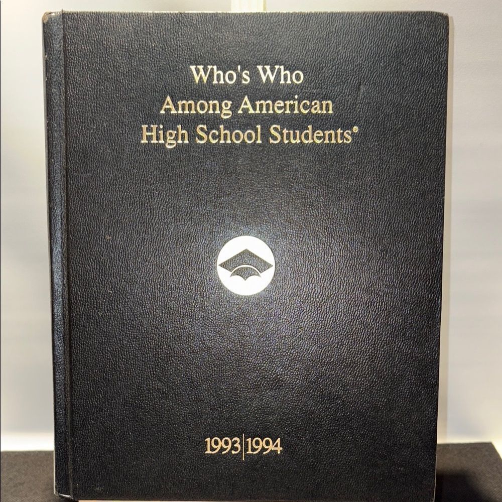Who's Who Among American High School Students Black Book 1994-1993